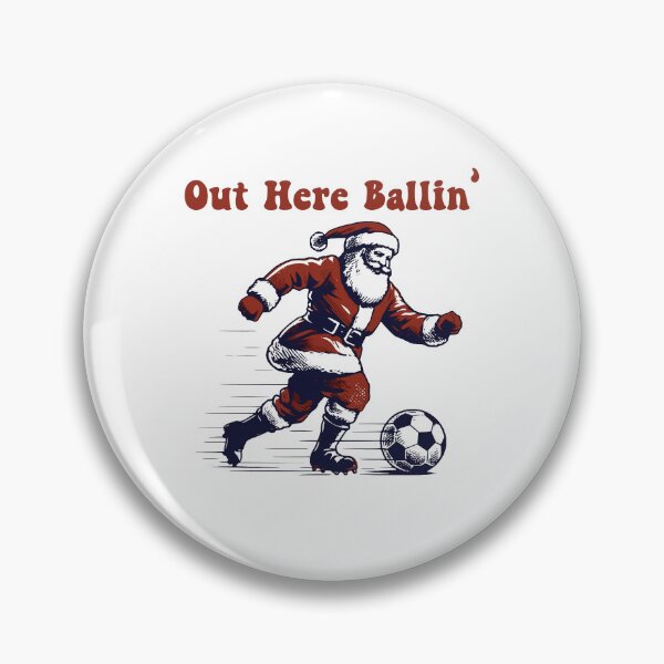 Artikelvorschau, Out Here Ballin' Lustiges Fußball-Weihnachten entworfen und verkauft von GeraldHawaii.