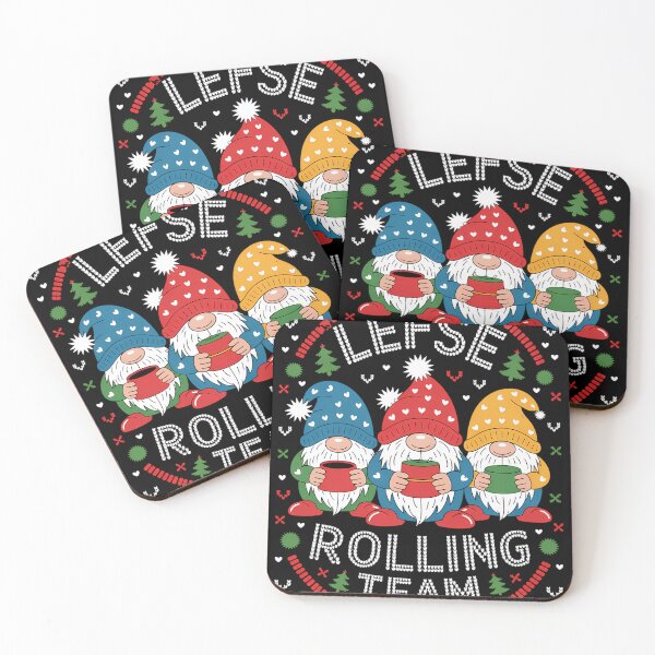 Item preview, Lefse Rolling Team Christmas Baking Gnomes Xmas designed and sold by SusanaKlein.