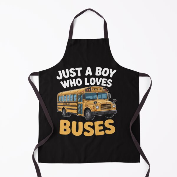 Item preview, Just a Boy who loves Buses School Bus designed and sold by ChrisRhea8h.