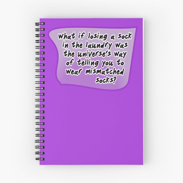 Item preview, what if losing a sock in the laundry, purple designed and sold by mntimg.