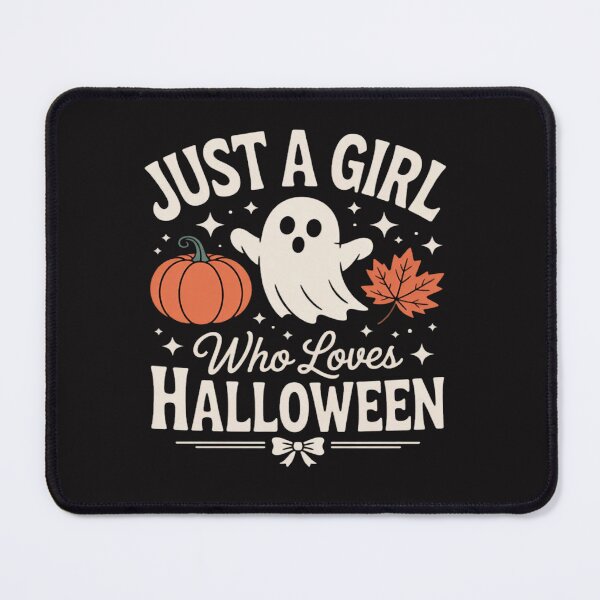 Item preview, Just A Girl Who Loves Halloween Spooky Ghost Coquette Bow designed and sold by ChrisRhea8h.