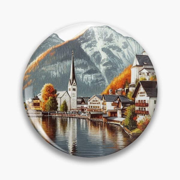 Item preview, Hallstatt Austria - Travel Art designed and sold by francous03.