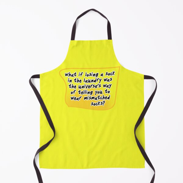 Item preview, what if losing a sock in the laundry, orange and yellow designed and sold by mntimg.