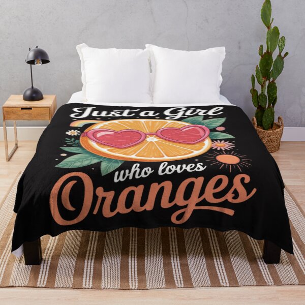 Item preview, Solo una chica que ama las naranjas Mujeres Chicas Lindas Naranjas Fruta designed and sold by ChrisRhea8h.
