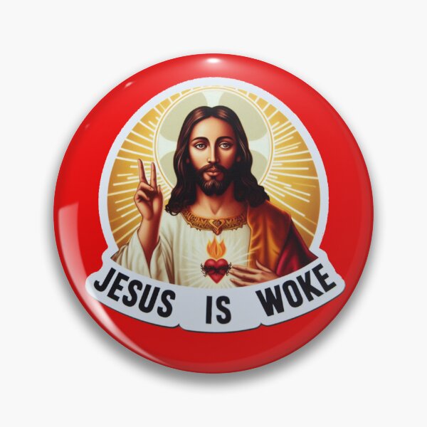 Item preview, Jesus Is Woke (Anglo) designed and sold by MakeGood.