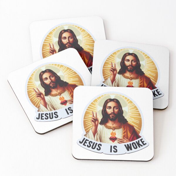 Item preview, Jesus Is Woke (Anglo) designed and sold by MakeGood.