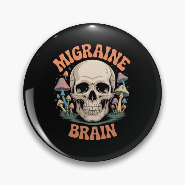 Item preview, Chronic Migraine Awareness Month Brain Skull designed and sold by HaileyRobel.