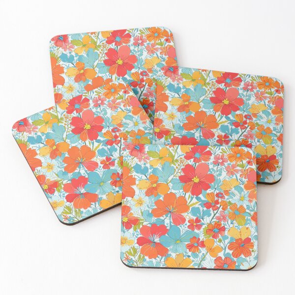 Item preview, Girls Flowers 70s designed and sold by CoolPixels.