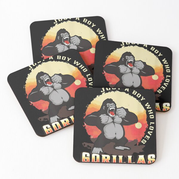 Item preview, Just a Boy Who Loves Gorillas T-Shirt designed and sold by LashondaGreen89.