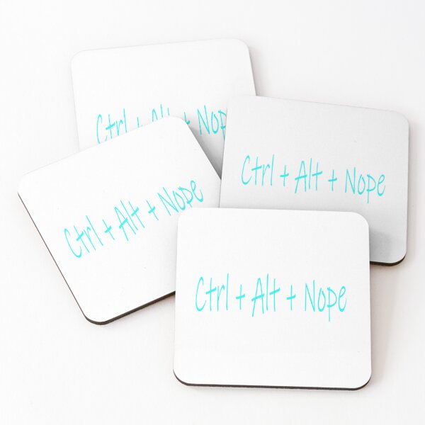 Item preview, Ctrl Alt Nope Funny Tech Humor Keyboard Shortcut Design designed and sold by Beautiful art store.