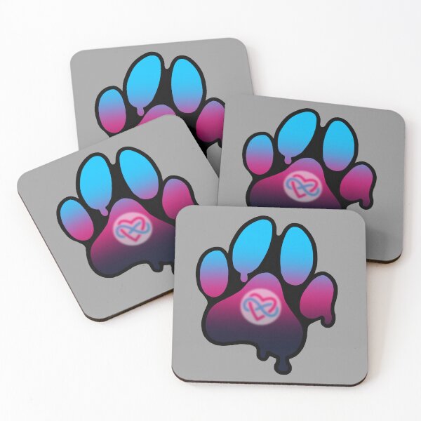Item preview, Poly Pride Paw designed and sold by BesidesBunnyArt.