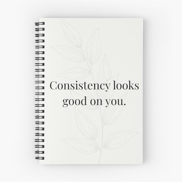 Item preview, Consistency looks good on you - minimal aesthetic wall print designed and sold by Sqr.Wall.
