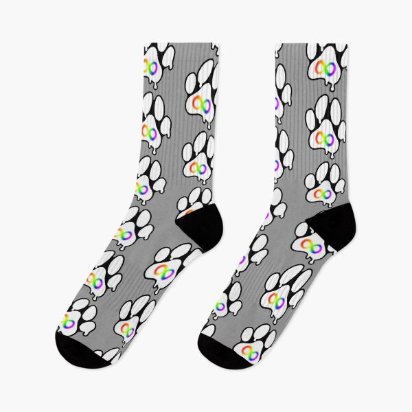 Item preview, Autistic Pride Paw designed and sold by BesidesBunnyArt.