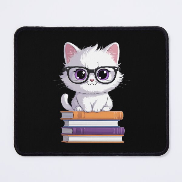 Item preview, Cat Book Lover Nerd English Teacher Librarian designed and sold by Sunset4Bones.