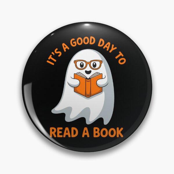 Item preview, It's A Good Day To Read A Book Ghost Reading Book Halloween designed and sold by JonBarnes22.
