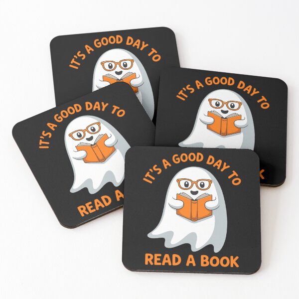 Item preview, It's A Good Day To Read A Book Ghost Reading Book Halloween designed and sold by JonBarnes22.