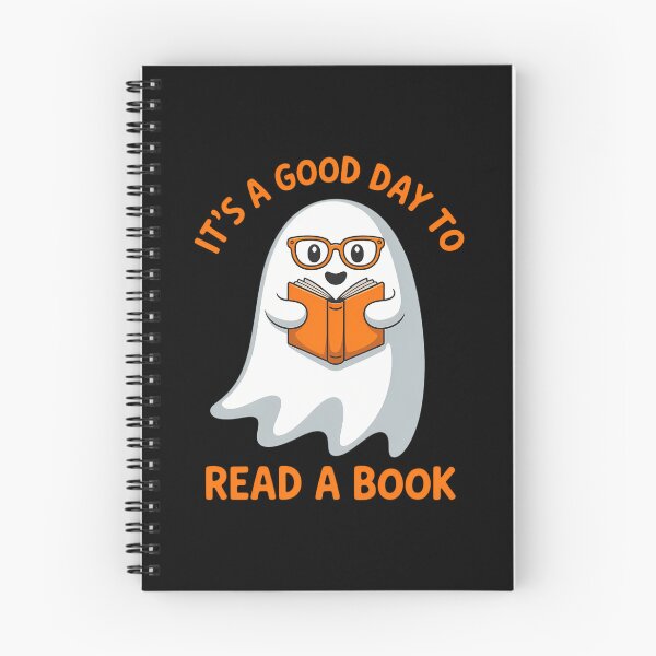 Item preview, It's A Good Day To Read A Book Ghost Reading Book Halloween designed and sold by JonBarnes22.