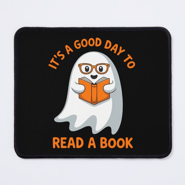 Item preview, It's A Good Day To Read A Book Ghost Reading Book Halloween designed and sold by JonBarnes22.
