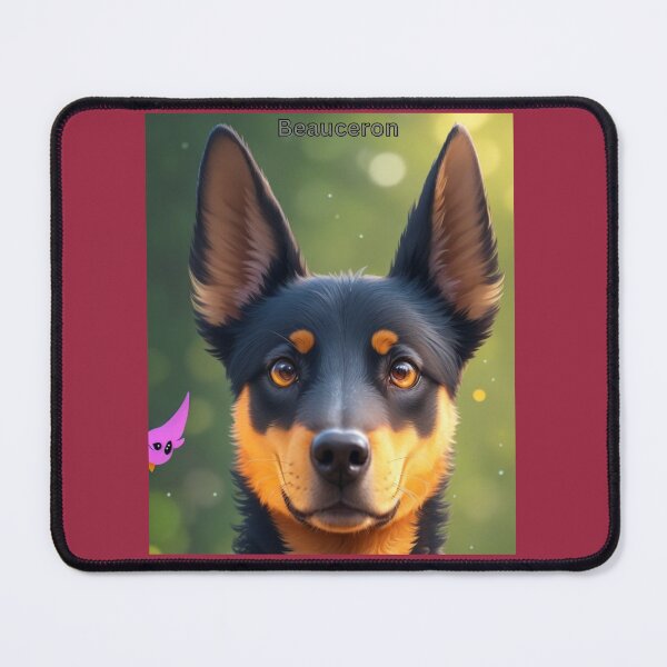 Item preview, Adorable Beauceron Dog with Expressive Eyes in a Natural Setting designed and sold by KJ-Books.