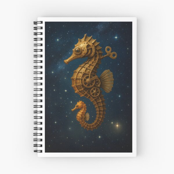 Item preview, Steampunk Space Seahorse designed and sold by Tridentulus.