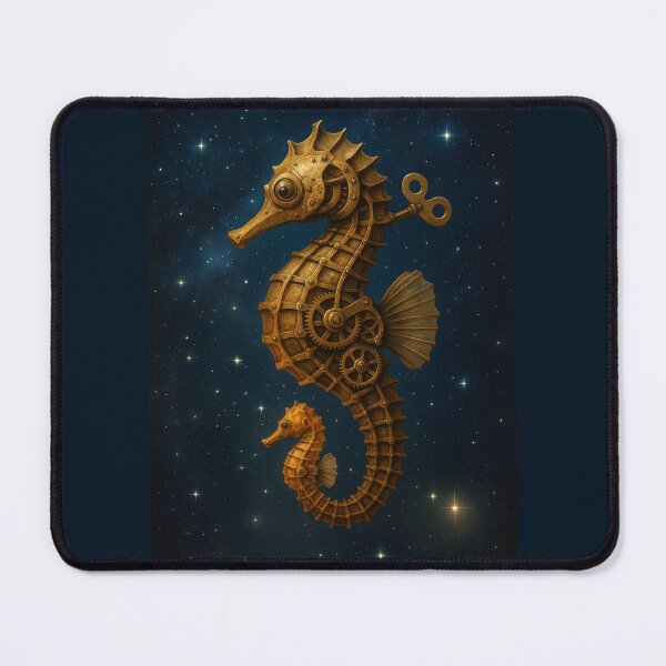 Item preview, Steampunk Space Seahorse designed and sold by Tridentulus.