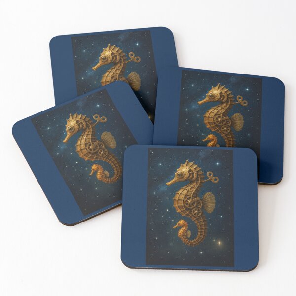 Item preview, Steampunk Space Seahorse designed and sold by Tridentulus.