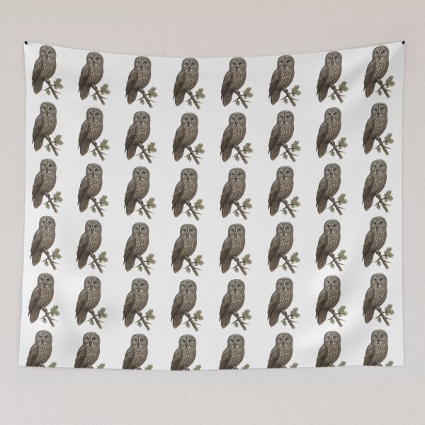 Item preview, Elegant Great Gray Owl Digital Artwork designed and sold by DovralThreads.