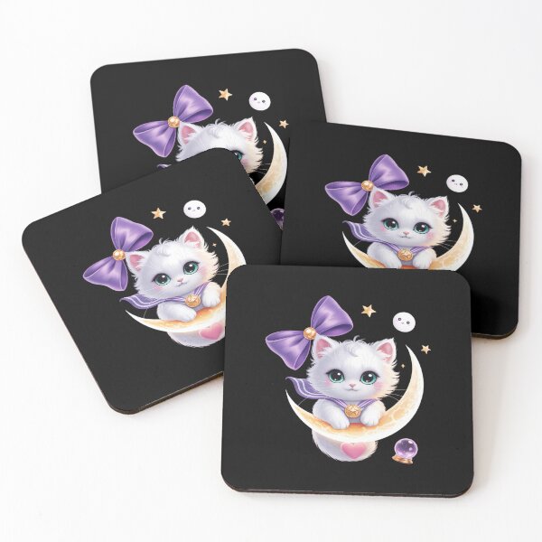 Item preview, Sailor Meow Cute Moon Cat Space Gothic Halloween designed and sold by Sunset4Bones.