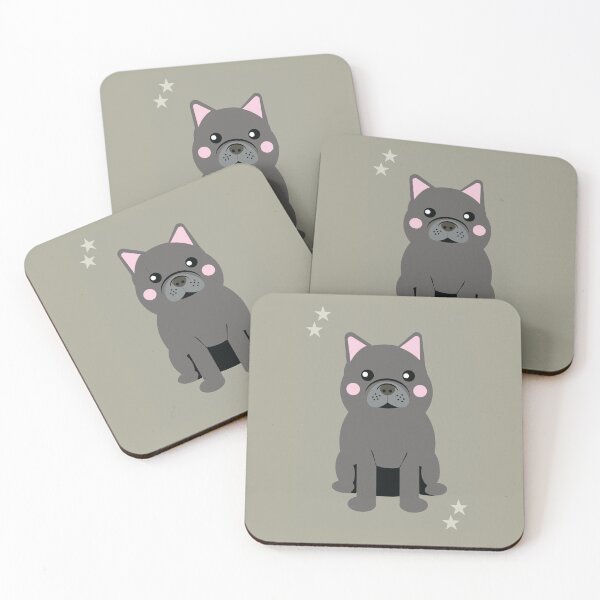 Item preview, Gray French Bulldog with Cheeks designed and sold by Mountain-Point.