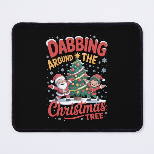 Item preview, Santa Elf Dabbing Christmas Tree Xmas designed and sold by Sunset4Bones.