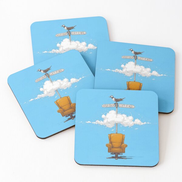 Item preview, Keep Calm and Let It Bee - Surreal Cloud Armchair with Bird designed and sold by evk-art.