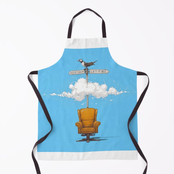 Item preview, Keep Calm and Let It Bee - Surreal Cloud Armchair with Bird designed and sold by evk-art.