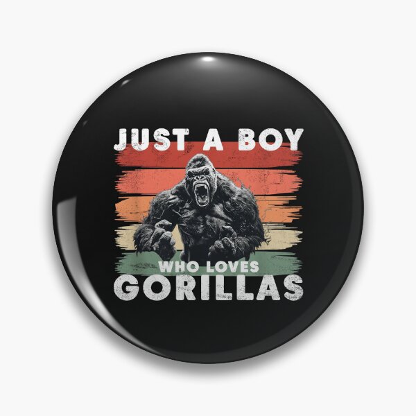 Item preview, Bold Just a Boy Who Loves Gorillas T-Shirt designed and sold by LarryMBrown.
