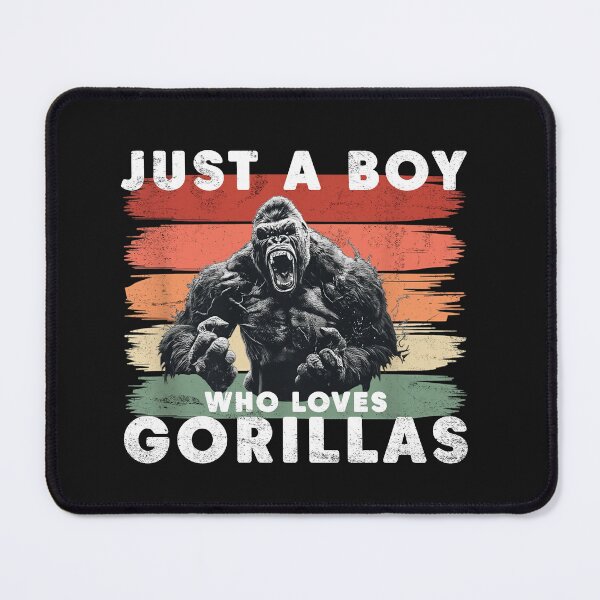 Item preview, Bold Just a Boy Who Loves Gorillas T-Shirt designed and sold by LarryMBrown.
