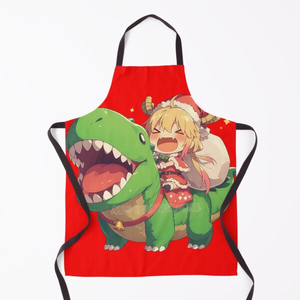 Item preview, Tohru Christmas Dinosaur Miss Kobayashi Dragon Maid Kawaii Anime designed and sold by HumbertoValveno.