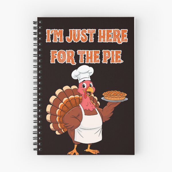Item preview, I'm Just Here For The Pie - Funny Thanksgiving Turkey Humor T-Shirt designed and sold by passiveink.