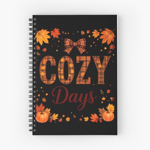 Item preview, Cozy Days Autumn Plaid Pumpkin and Leaves Fall Season T-Shirt designed and sold by FestivityFinds.