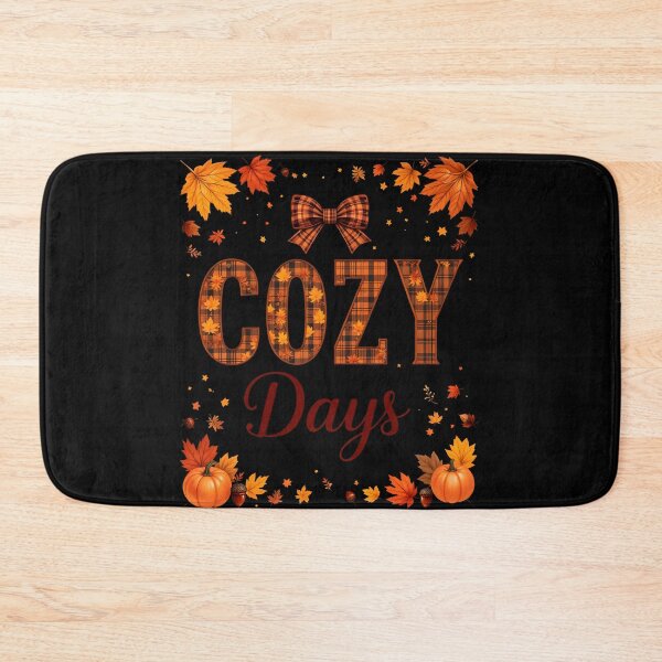 Item preview, Cozy Days Autumn Plaid Pumpkin and Leaves Fall Season T-Shirt designed and sold by FestivityFinds.