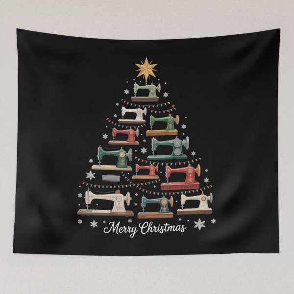 Item preview, Quilting Sewing Machine Christmas Funny Quilters Christmas designed and sold by Sunset4Bones.