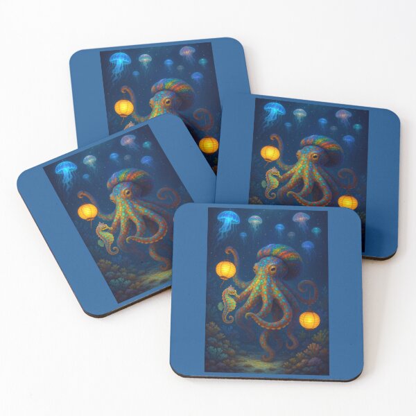 Item preview, Octopus with Lanterns designed and sold by Tridentulus.