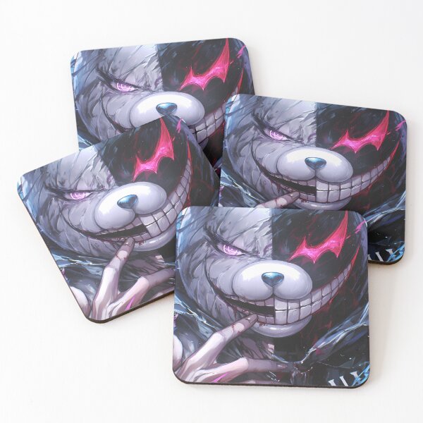 Item preview, Monokuma Chaotic Bear Danganronpa Anime Villain Dark Crazy Grin designed and sold by HumbertoValveno.