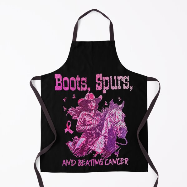 Item preview, Boots Spurs And Beating Cancer designed and sold by lesqiana.