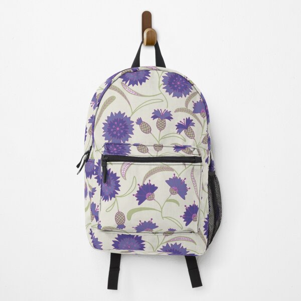 Item preview, Vintage Cornflower bachelor button floral pattern  designed and sold by Ilikeiwantilove.