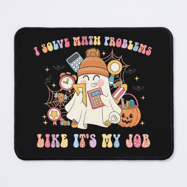 Item preview, Cute Halloween Math Teacher Ghost Shirt – I Solve Math Problems Like It’s My Job designed and sold by LarryMBrown.