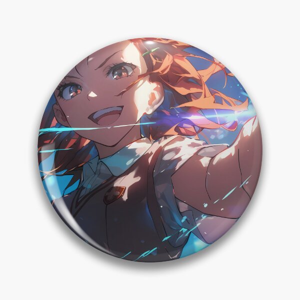 Item preview, Misaka Mikoto Certain Serene Nadeko Sengoku Bakemonogatari Sunset Golden Sky Gentle Anime Girl Atmosphere designed and sold by HumbertoValveno.