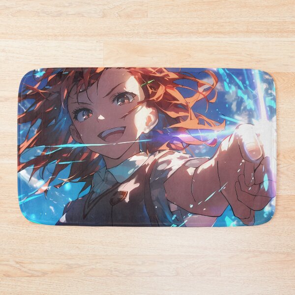 Item preview, Misaka Mikoto Certain Serene Nadeko Sengoku Bakemonogatari Sunset Golden Sky Gentle Anime Girl Atmosphere designed and sold by HumbertoValveno.