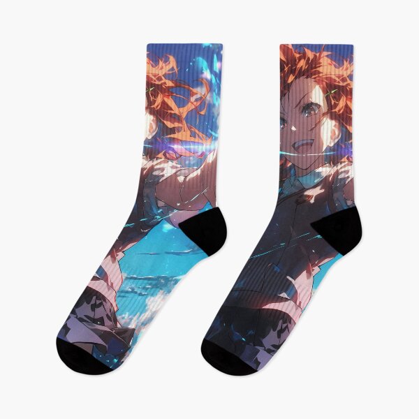 Item preview, Misaka Mikoto Certain Serene Nadeko Sengoku Bakemonogatari Sunset Golden Sky Gentle Anime Girl Atmosphere designed and sold by HumbertoValveno.