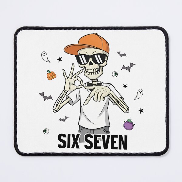 Item preview, Skeleton Six Seven, Haunted By Six Seven Halloween designed and sold by JolinChinn.
