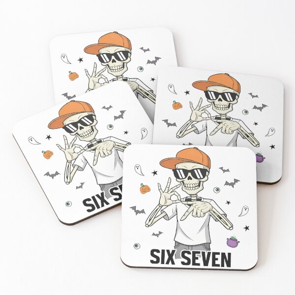 Item preview, Skeleton Six Seven, Haunted By Six Seven Halloween designed and sold by JolinChinn.