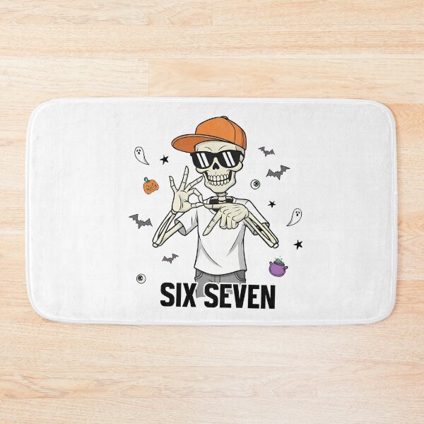 Item preview, Skeleton Six Seven, Haunted By Six Seven Halloween designed and sold by JolinChinn.